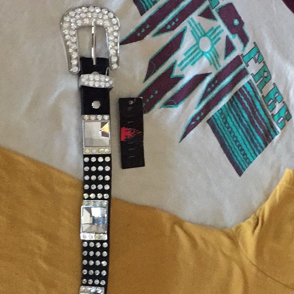 Wildfire Lg square Swarovski crystal belt. main image 5